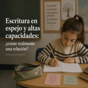 Escritura en espejo y altas capacidades: ¿existe realmente una relación?