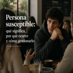 Persona susceptible: qué significa, por qué ocurre y cómo gestionarlo